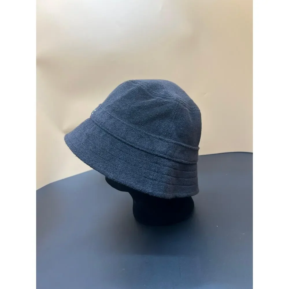 Alo Yoga Terry Beachside Bucket Hats Unisex One Size Black Cotton Outdoor Summer - Picture 6 of 7